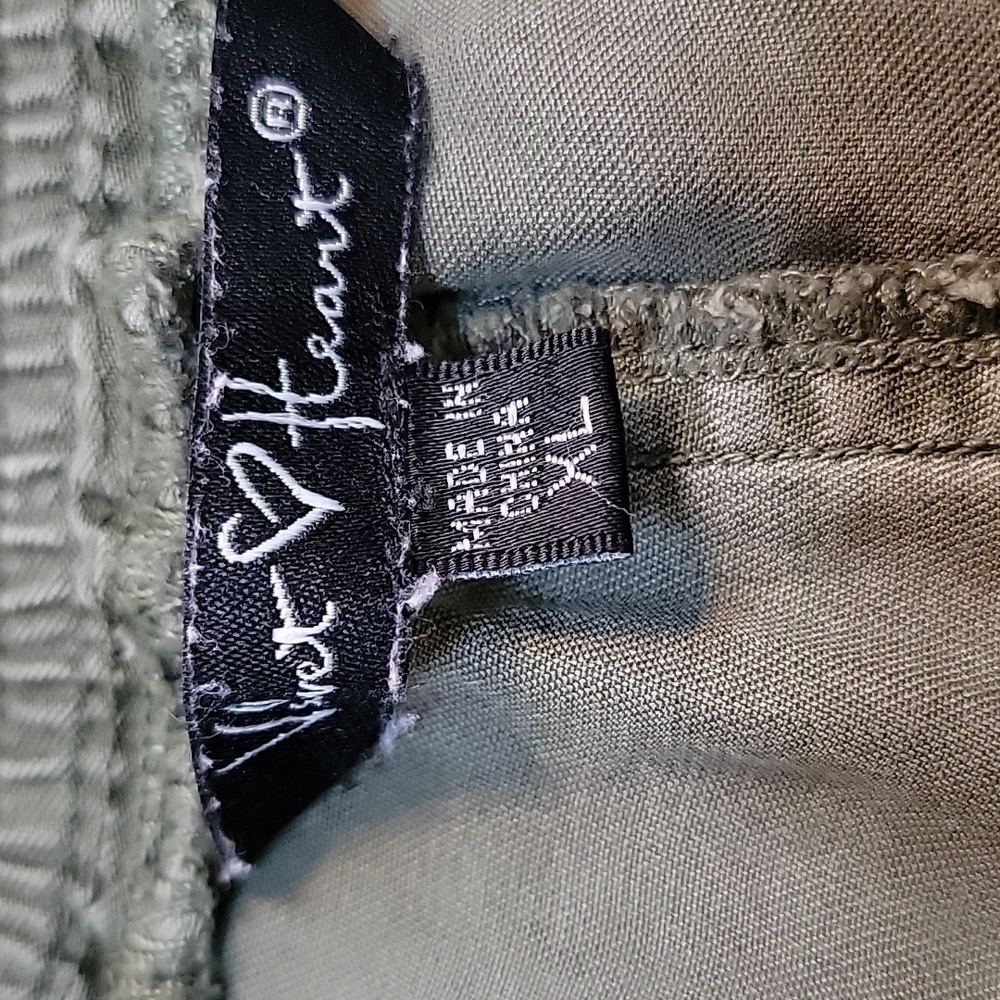 Velvet Heart Olive Green Tencel Pull-On Cargo Jogger Ankle Pants Size XL EUC - Picture 5 of 14